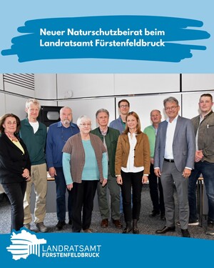 Miglieder des Naturschutzbeirats im Großen Sitzungssaal des Landratsamtes.