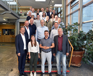 Gruppenfoto mit den Mitgliedern des vereins digitale Schule
