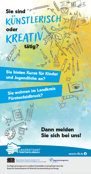 Flyer zur Broschüre Kunstauszeit