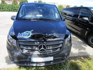 Geparktes MVV-Ruftaxi