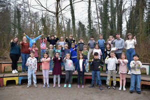 26 Kinder und 4 erwachsene Betreuer.
