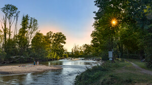 Flussbett an der Amper